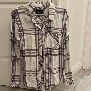 Rails Hunter Button Down Top